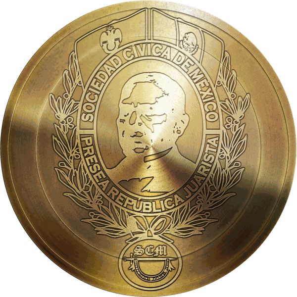 Medalla al Mérito Juarista — Presea República Juarista — Sociedad Cívica de México
